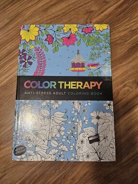 Anti-Stress Adult Coloring Book - Blue